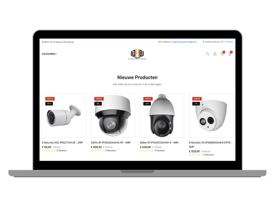E-commerce store for surveillance systems