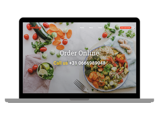 Online food ordering platform for Dutch restaurants