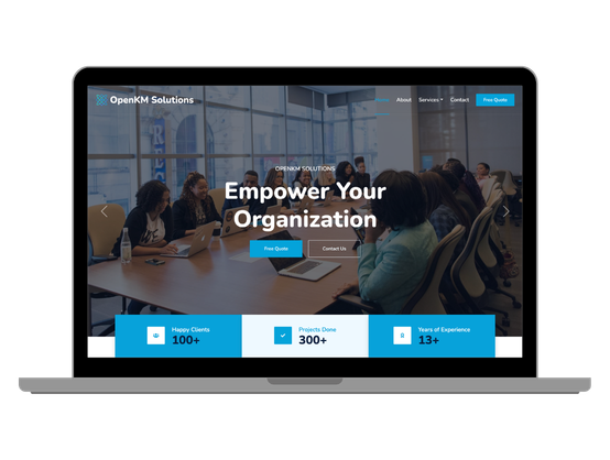 Services website for an OpenKM specialist