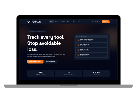 SaaS tool tracking platform using QR codes